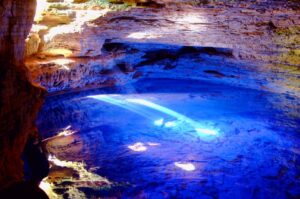 Poço Azul na Chapada Diamantina
