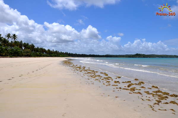 Praia de Bainema na Ilha Boipeba