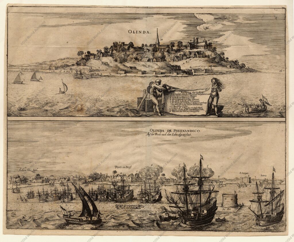 Olinda de Pernambuco - Merian, Matthaus, 1634