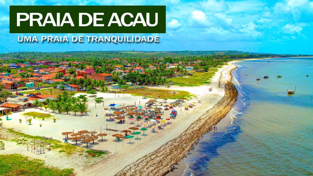 Praia de Acaú em Pitimbu PB