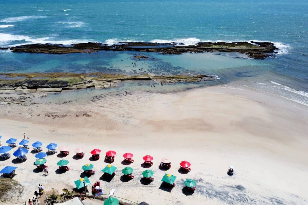 Praia de Sibaúma em Tibau do Sul RN