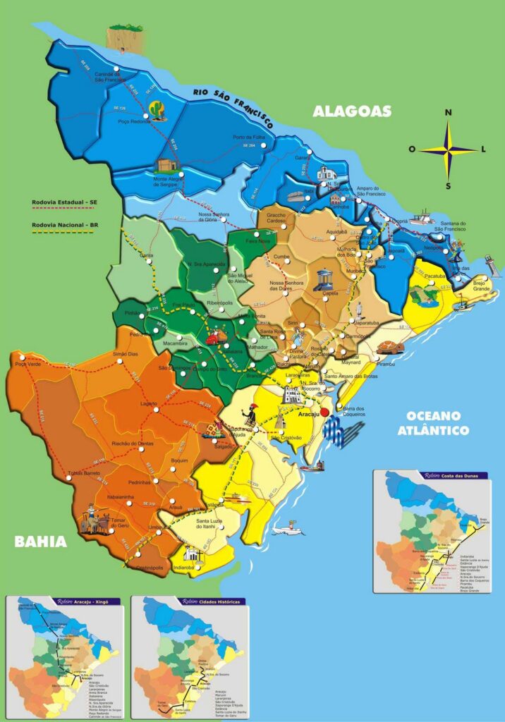 Mapa de Sergipe