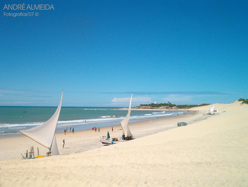praia de Iguape em Aquiraz no Ceará