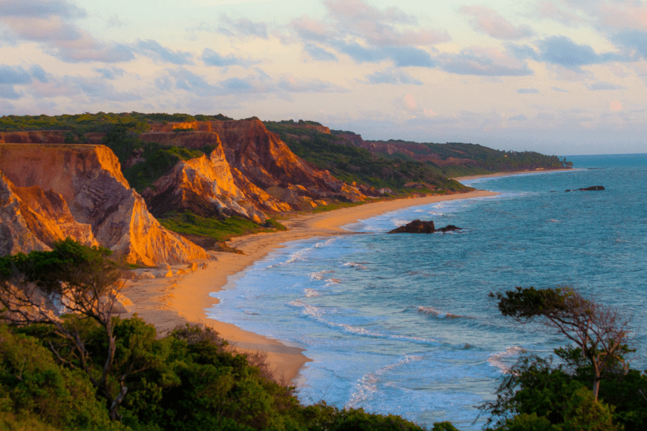 Beaches of the Conde Coast on the South Coast of Paraíba