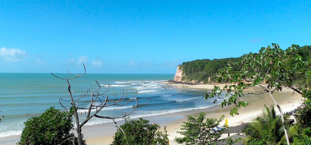 Praia do Madeiro em Tibau do Sul RN