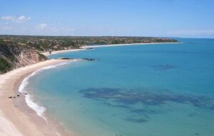 Praia de Carapibus no litoral sul da Paraíba