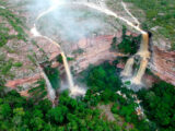 Cachoeira do Ferro Doido no Morro do Chapéu na Chapada Diamantina