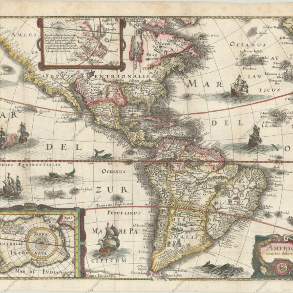 Mapa do Hemisfério Ocidental de 1631